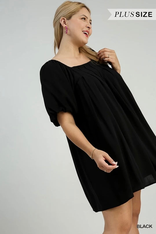 Little Black Mini Dress (PLUS)