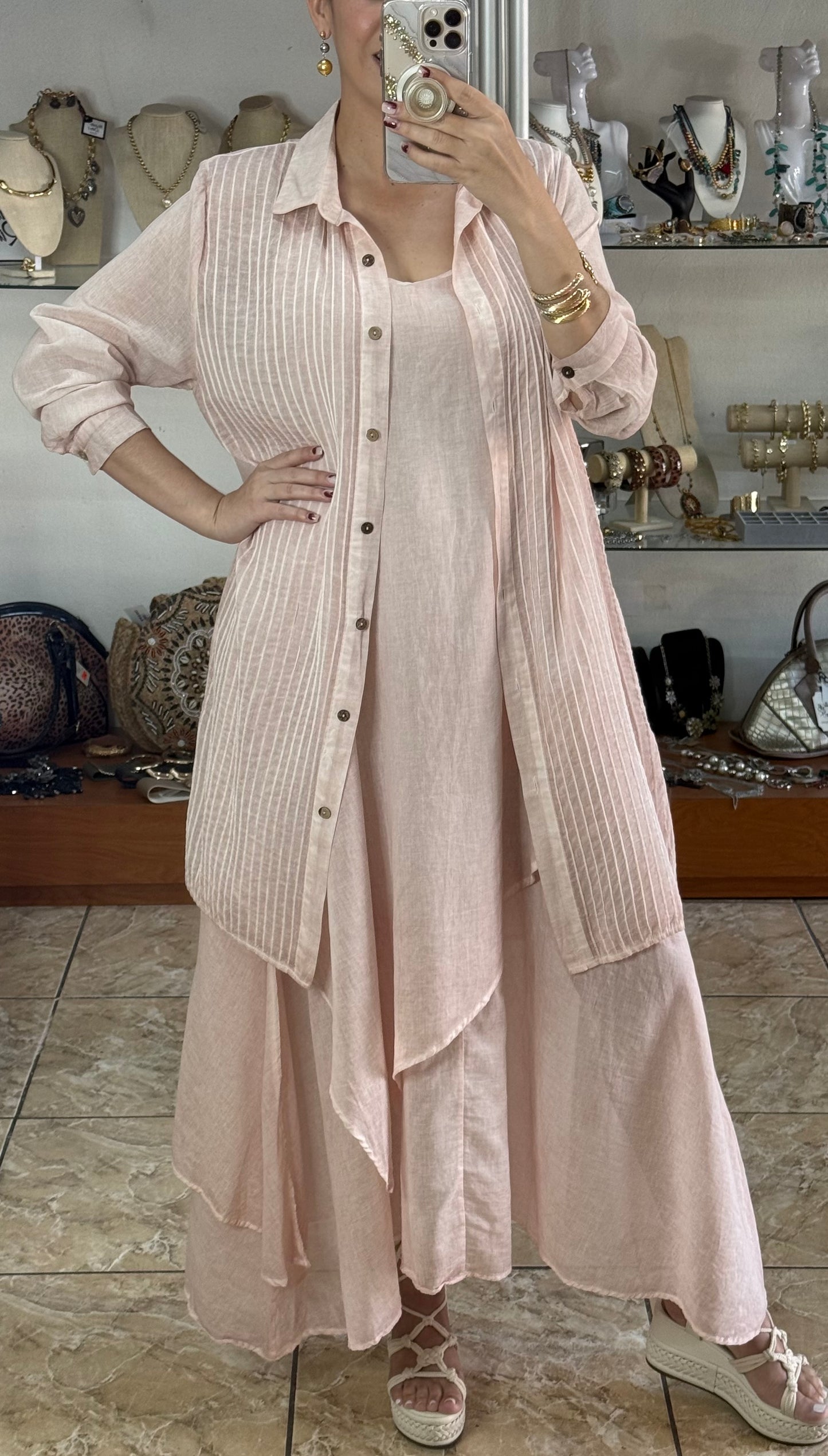 OS Dress and Coverup Set (FINAL SALE)
