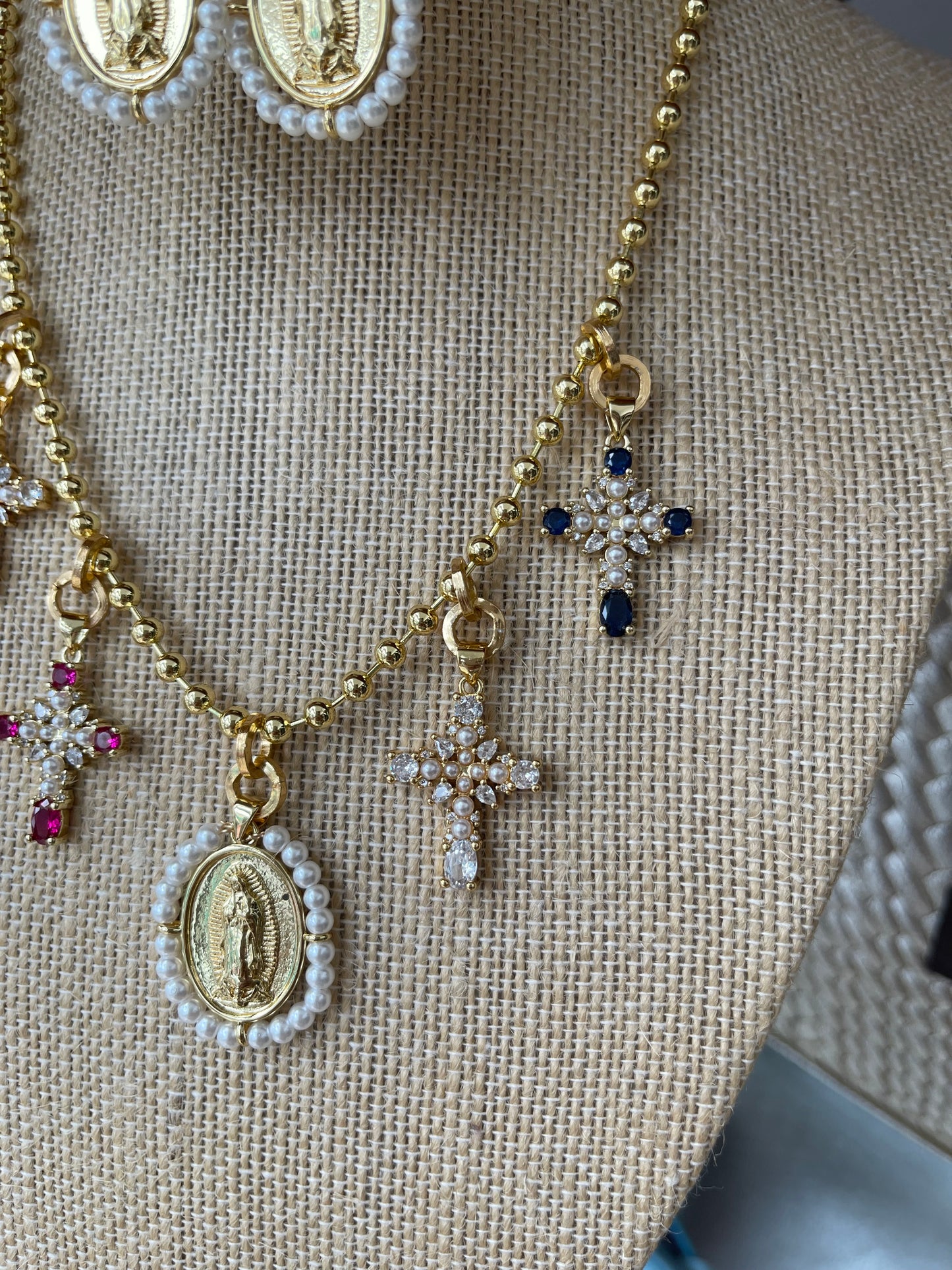 Crosses and Virgin Mary Set