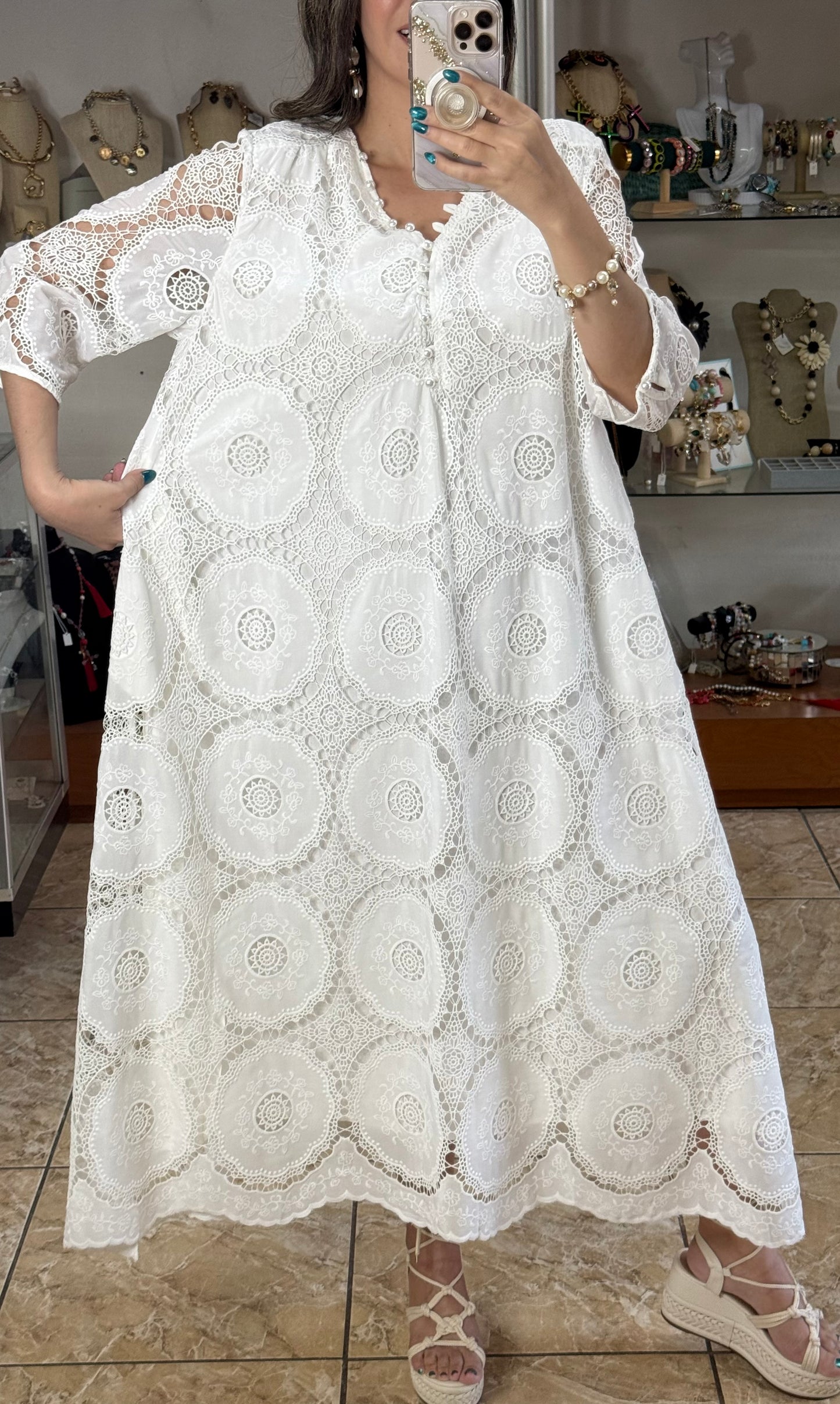 Charlotte OS Maxi Dress (FINAL SALE)