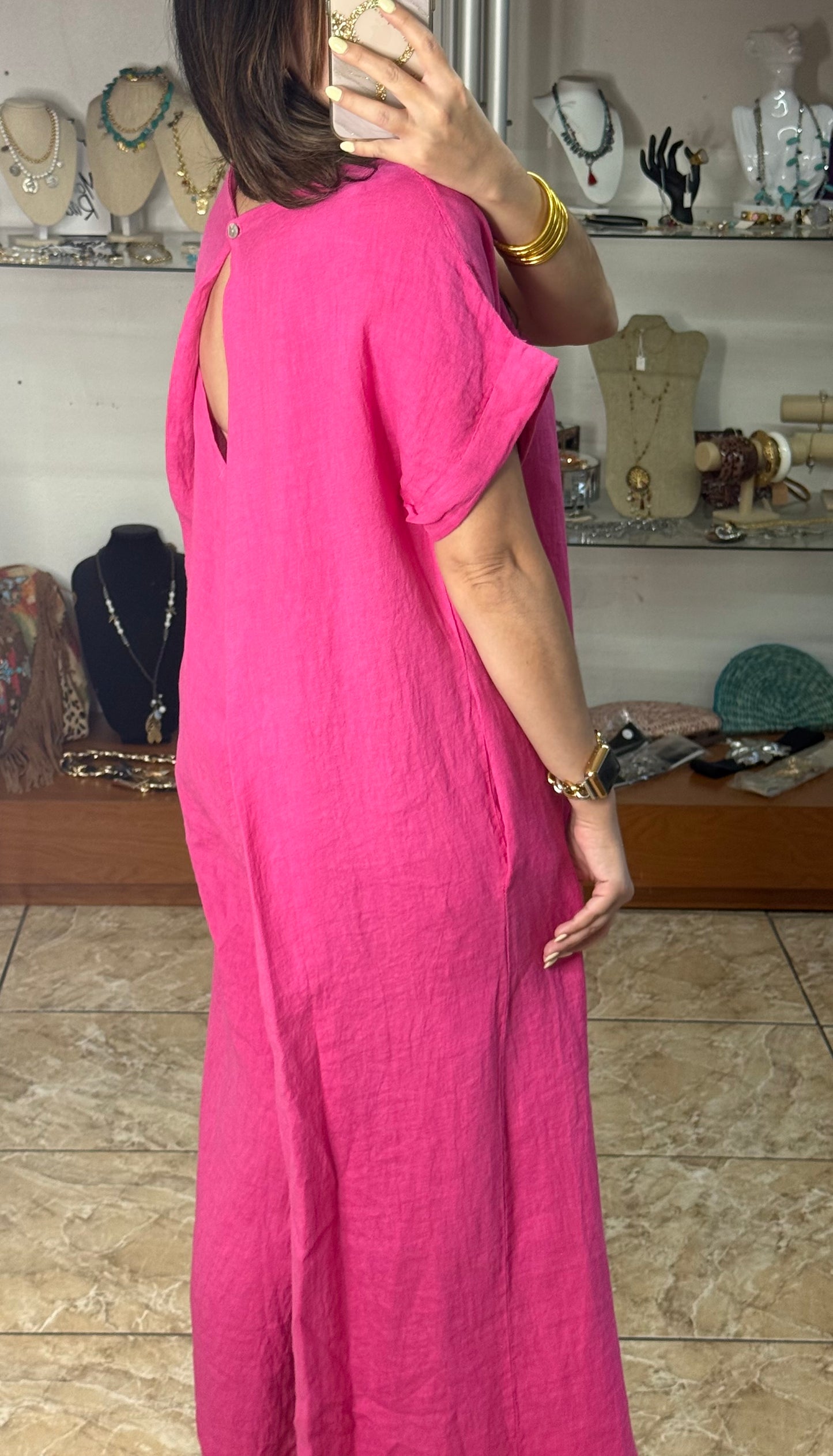 OS Linen Jumpsuit (NO RETURNS OR EXCHANGE)