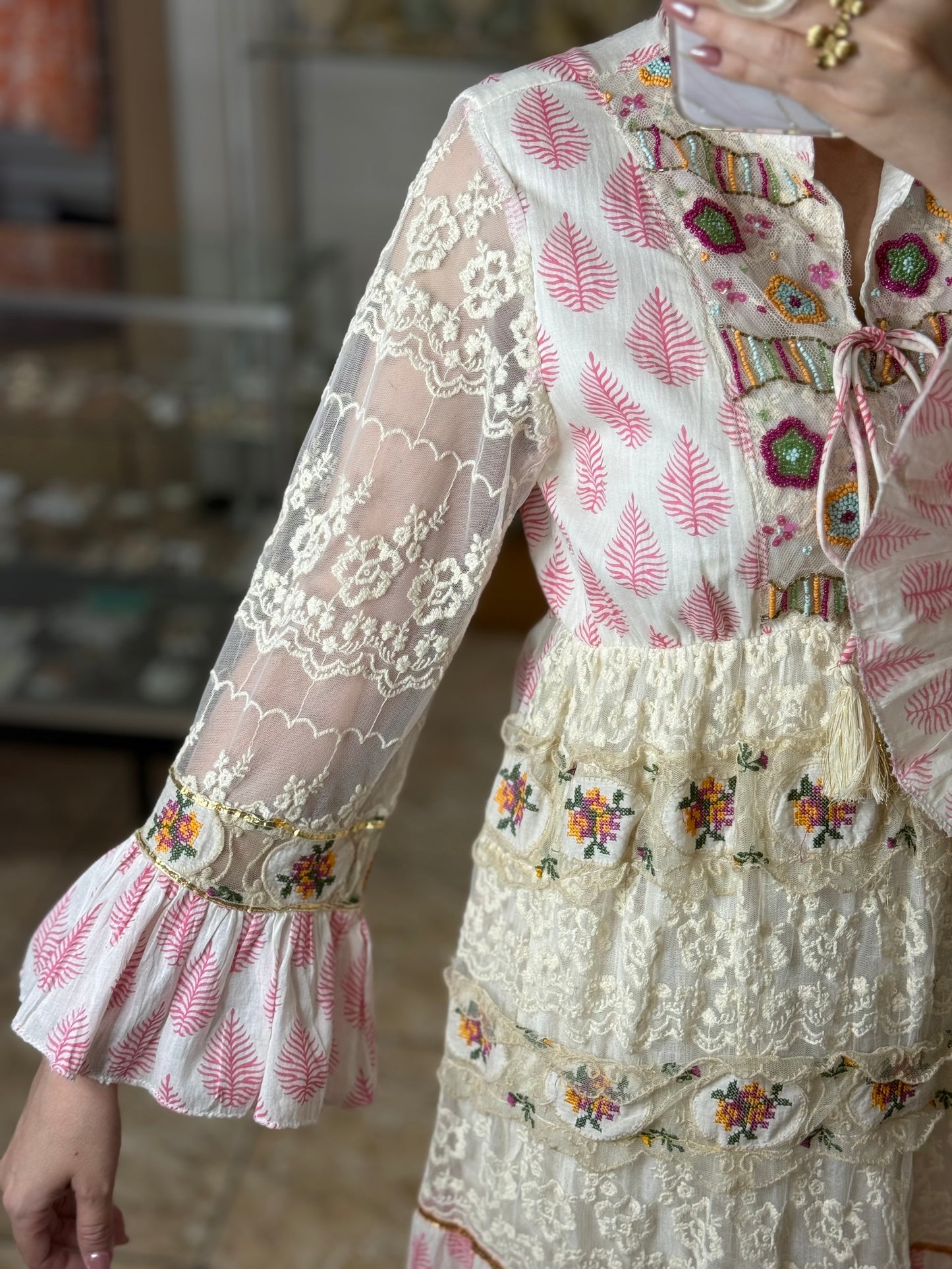 Pink OS Boho Maxi Dress (FINAL SALE)