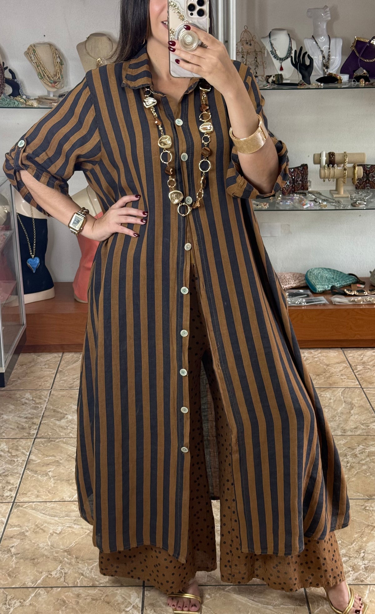 Stripes/Polkadots OS Linen Set (NO RETURNS OR EXCHANGE)