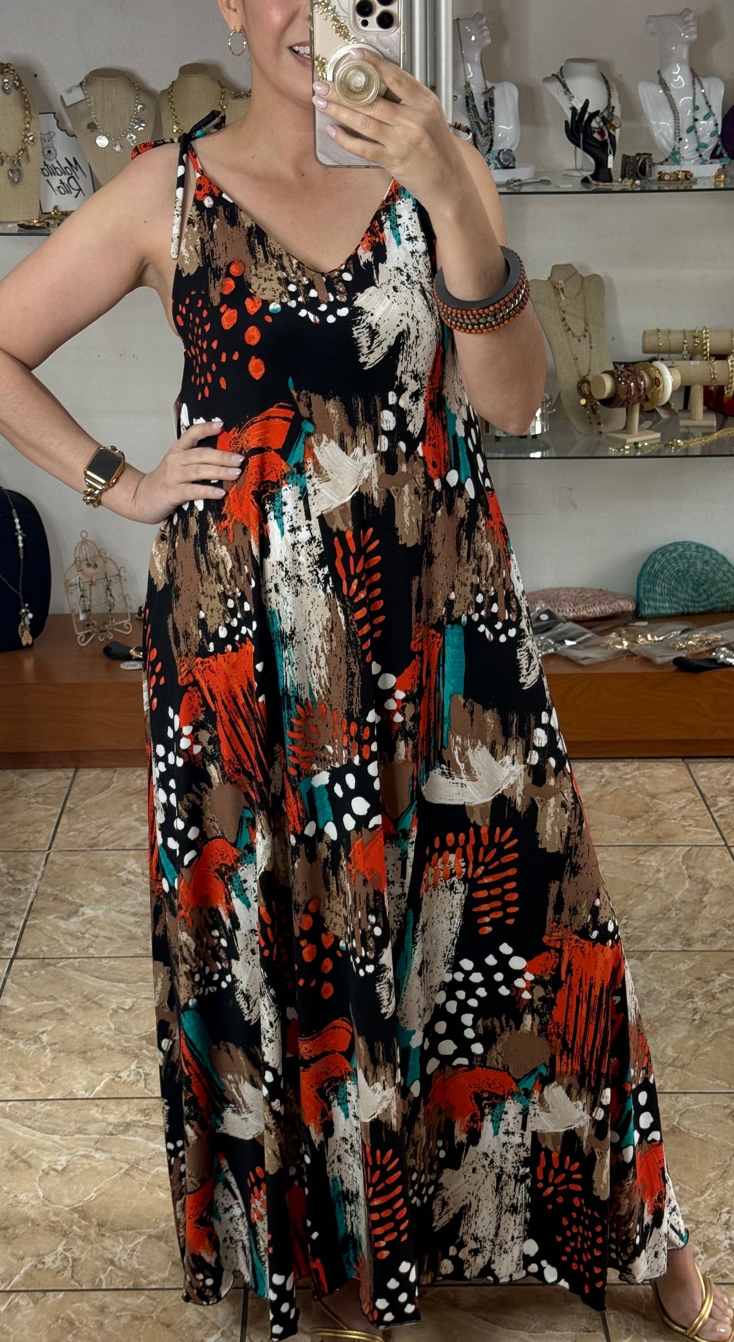 OS Margarita Maxi Dress by Pía Colors (NO RETURNS OR EXCHANGE)