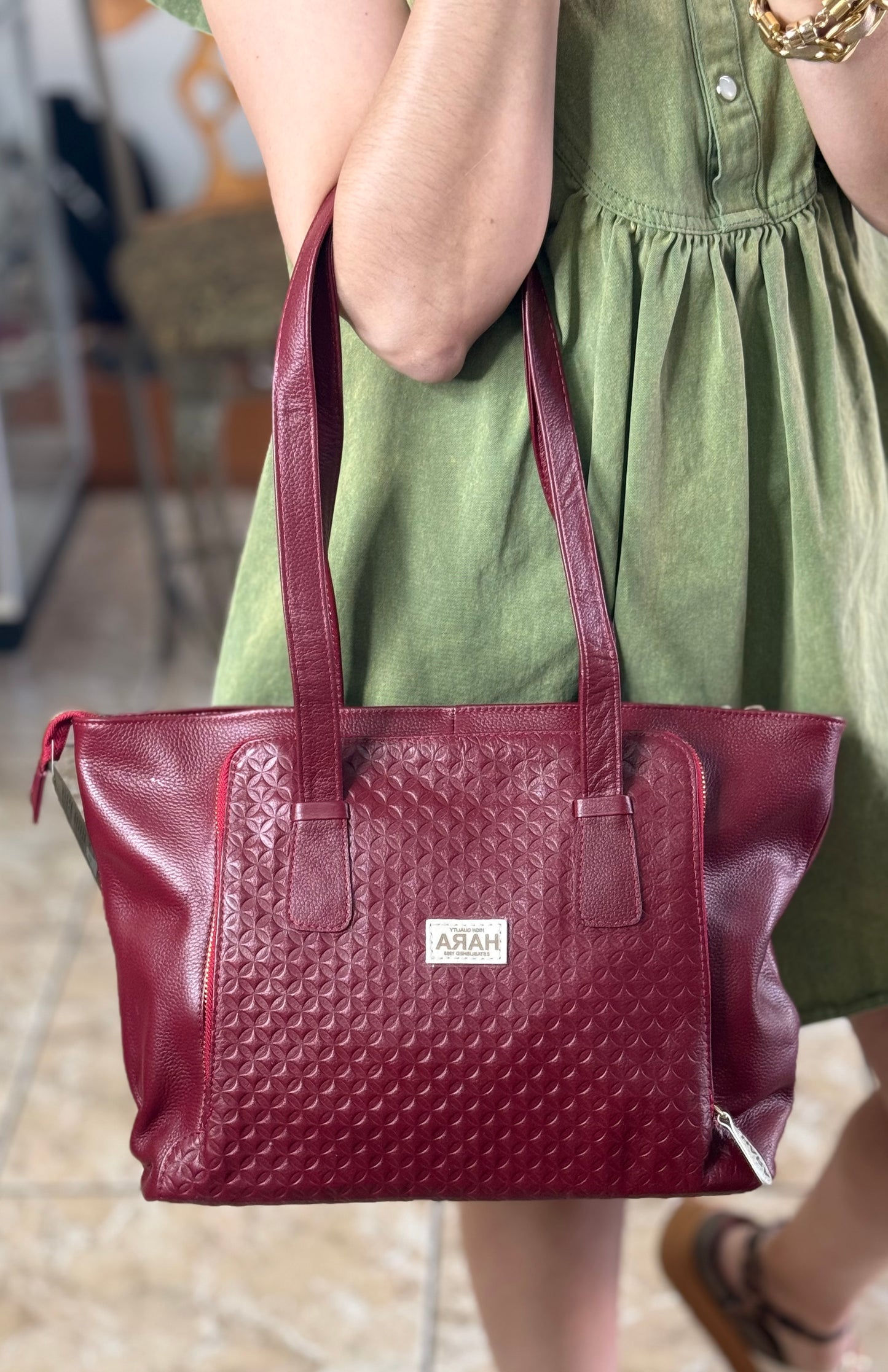 HARA Solid Leather Bag (FINAL SALE)