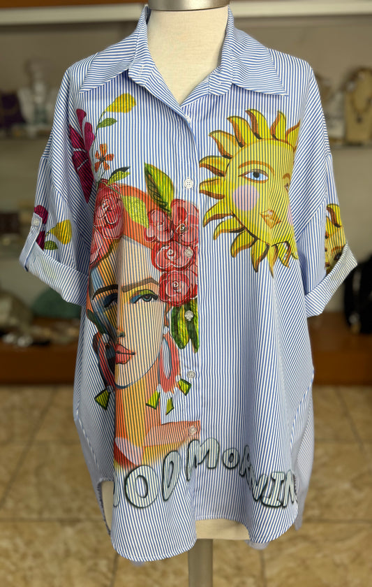 Sun OS Tunic Top (NO RETURNS OR EXCHANGE)