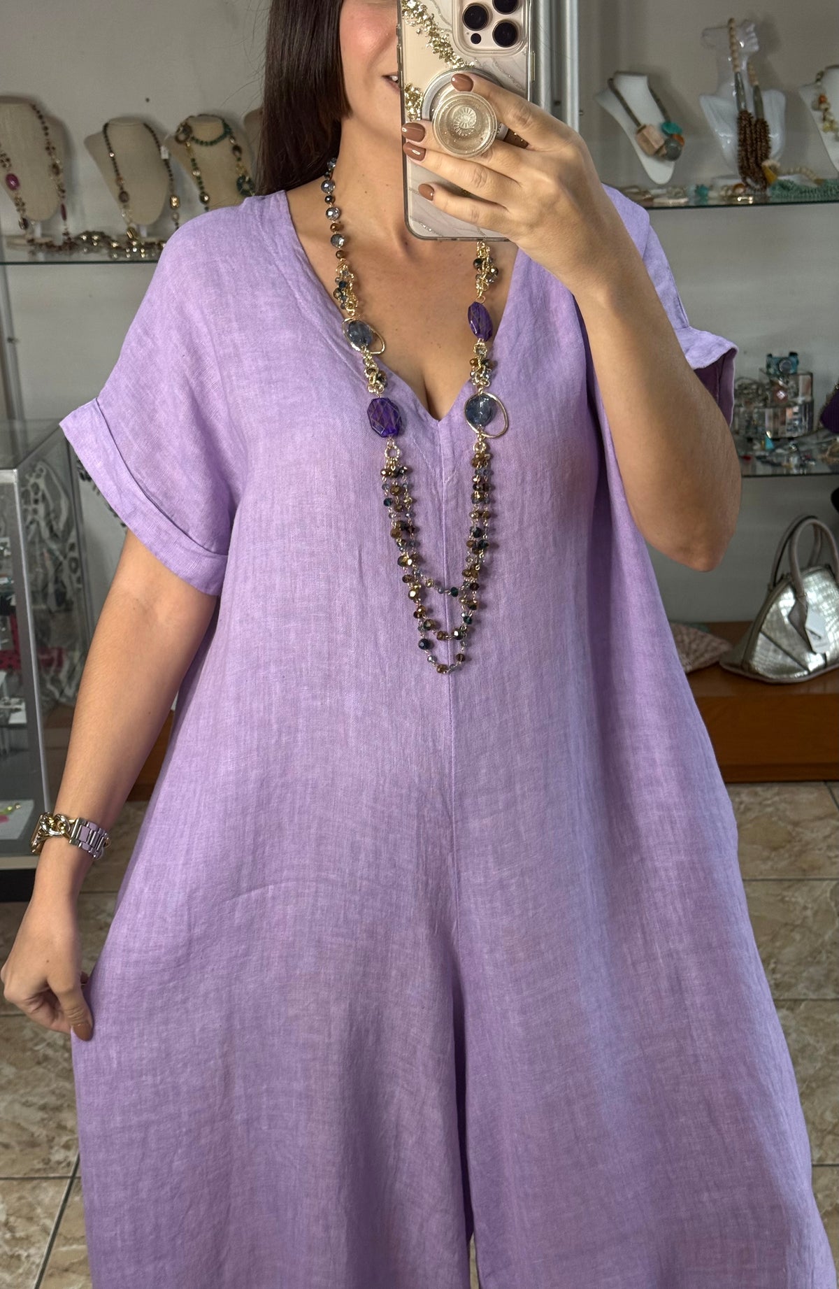 OS Linen Jumpsuit (NO RETURNS OR EXCHANGE)