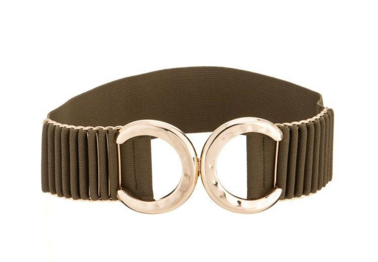 Neutral With Gold Details OS Belt