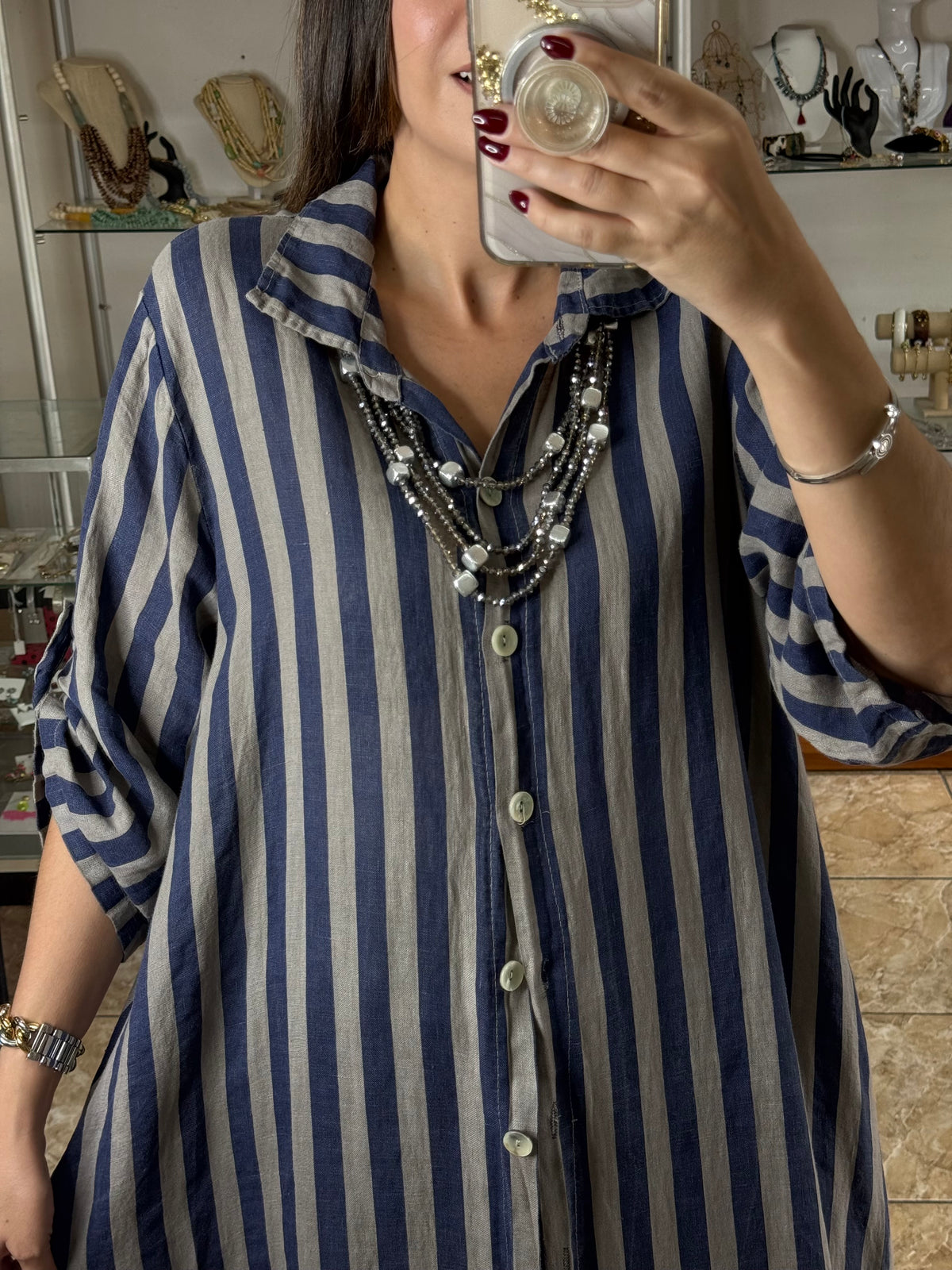 Stripes/Polkadots OS Linen Set (NO RETURNS OR EXCHANGE)