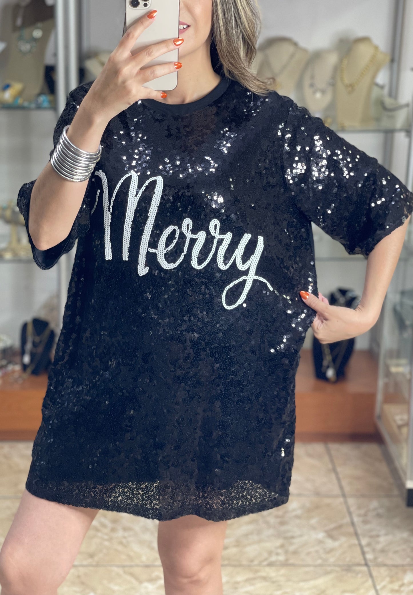 Merry OS Mini Dress