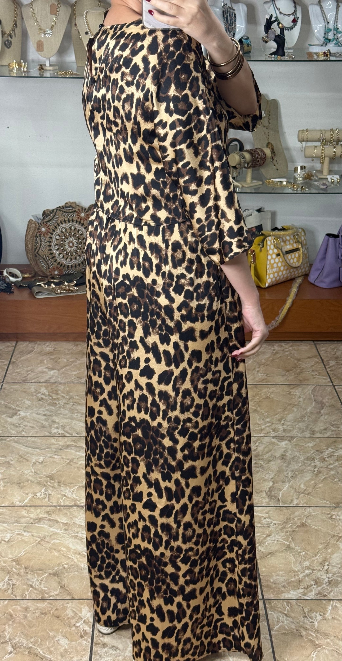 Leopard Top and Pant Set