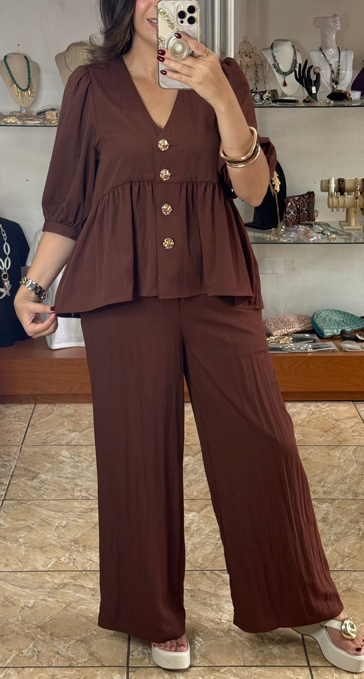 Celina Top & Pant Set