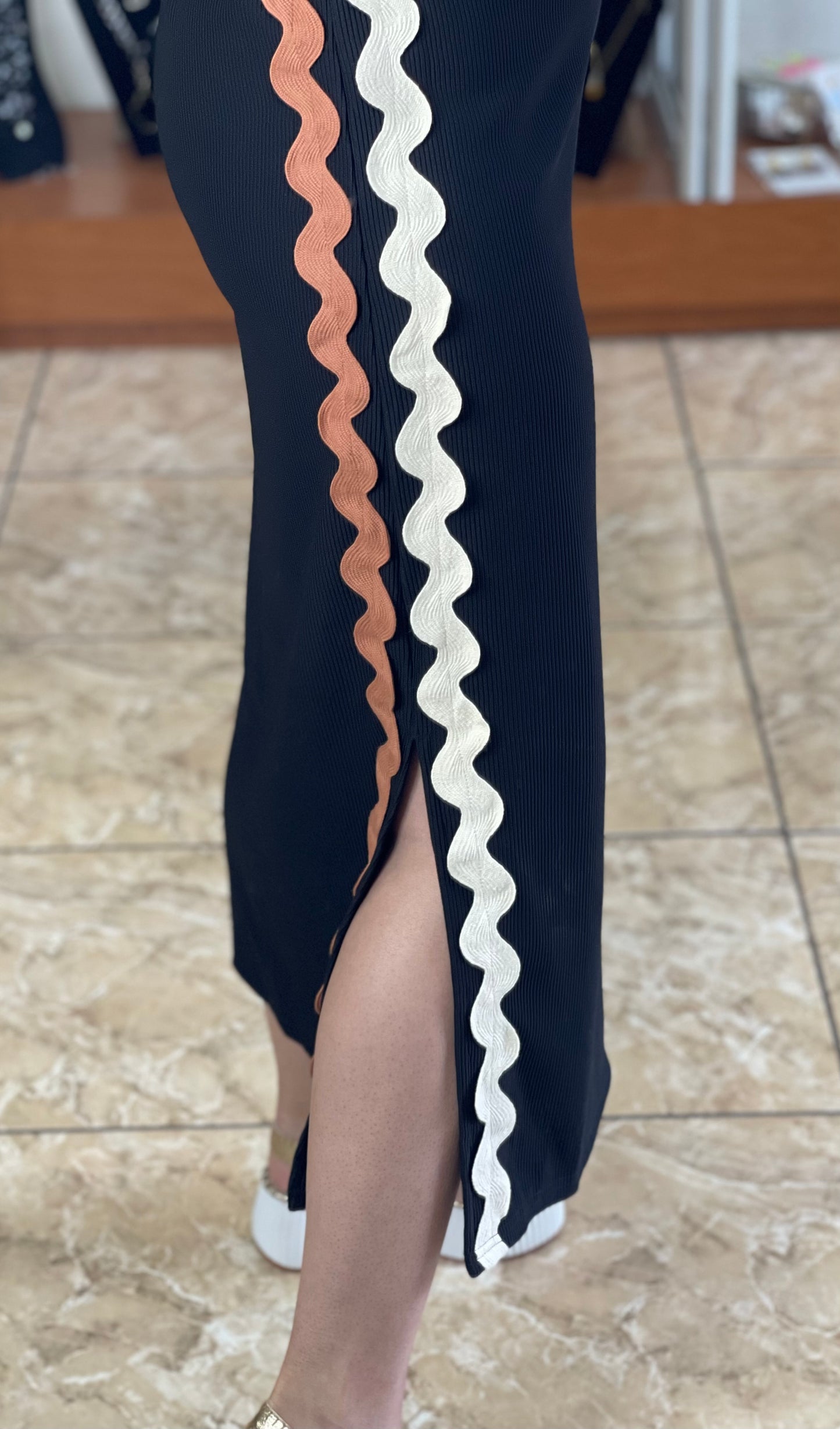 Ric Rac Midi Dress