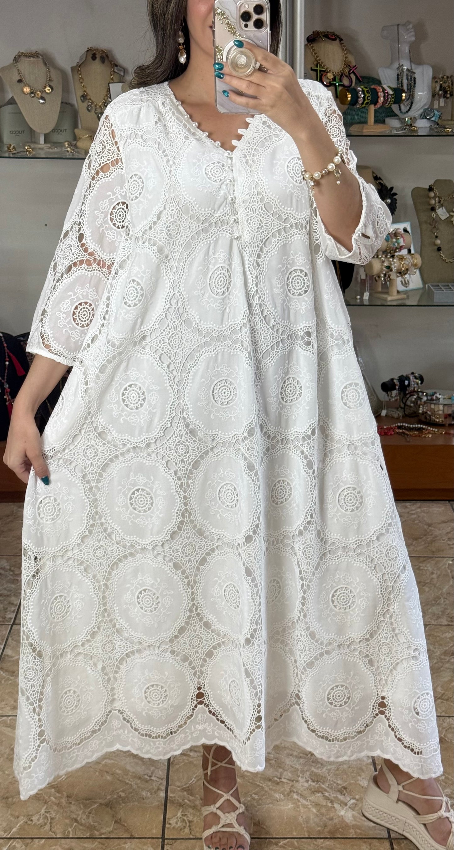 Charlotte OS Maxi Dress (FINAL SALE)