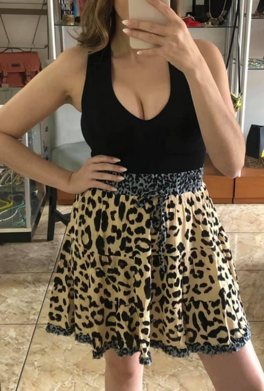 Animal Print Skirt