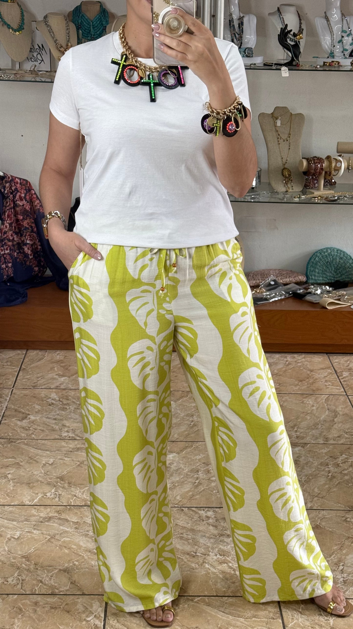 Citron Mix Long Pants