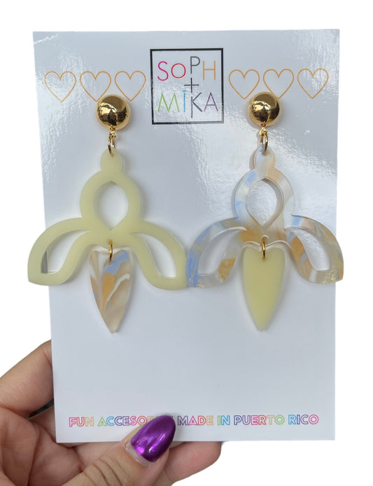 Orchid Earrings