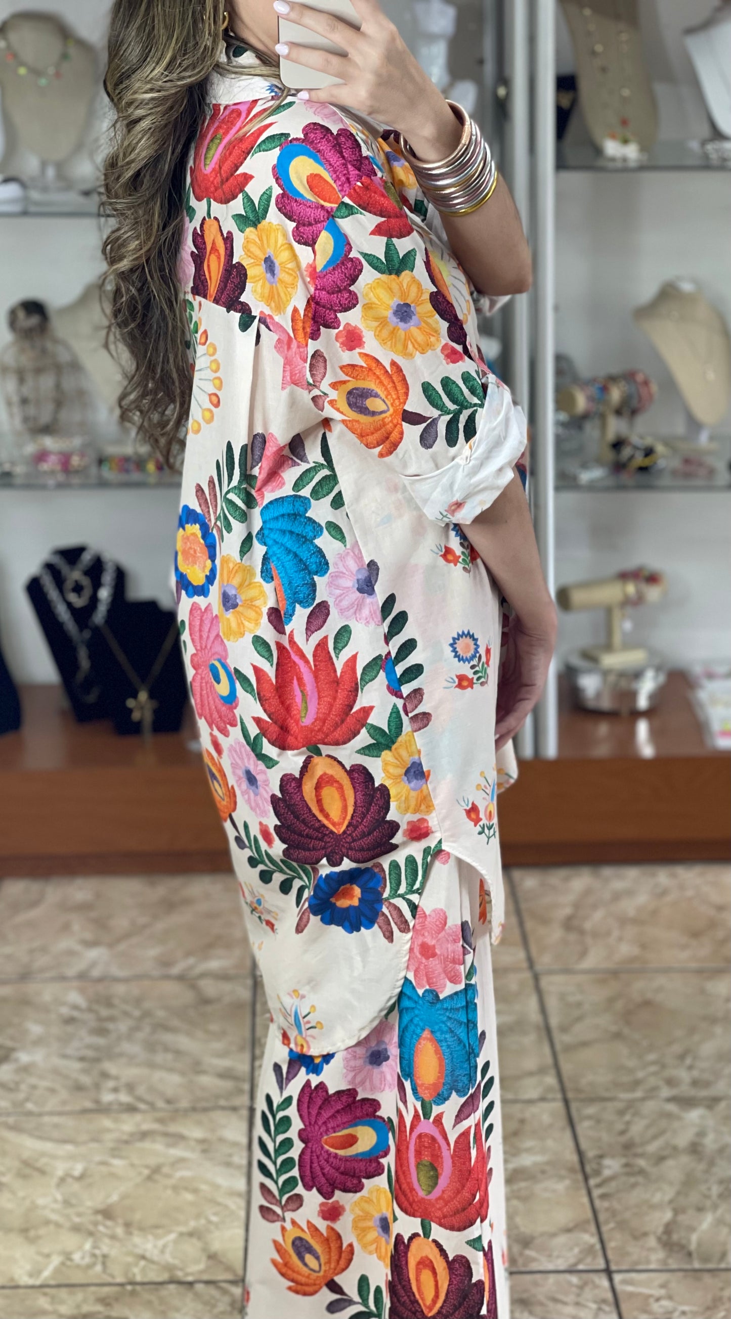 Tunic and Pant Floral Set