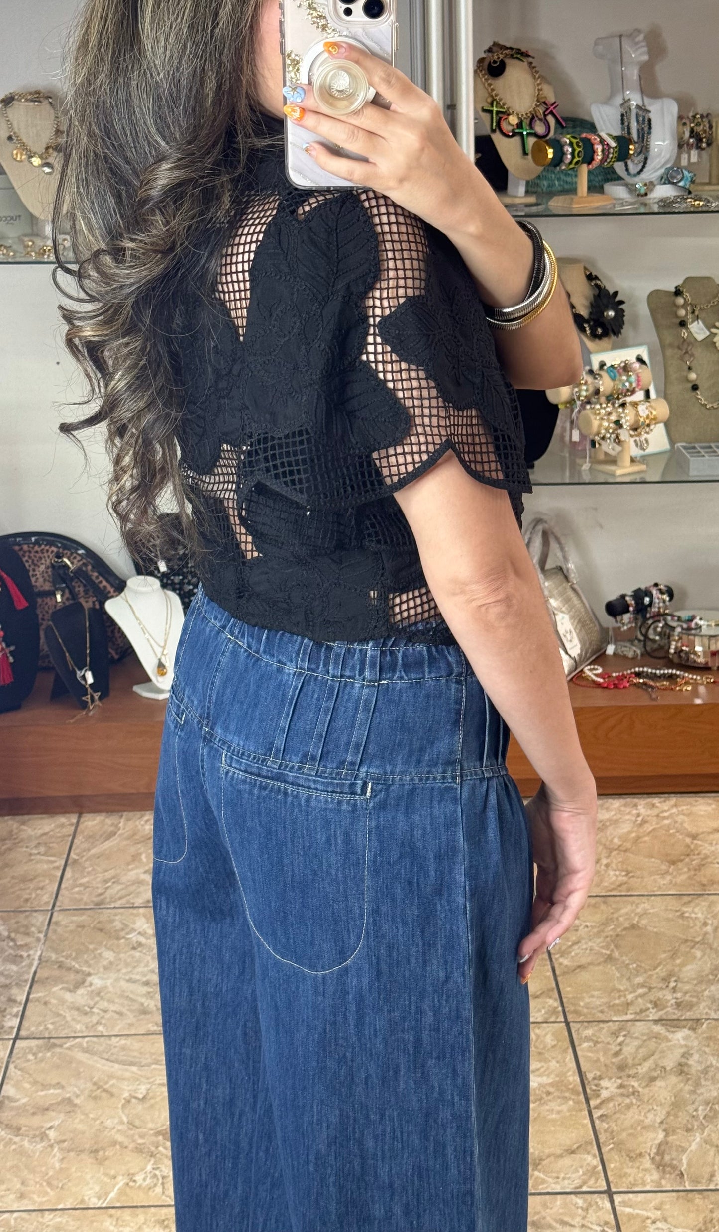 Black Crop Top