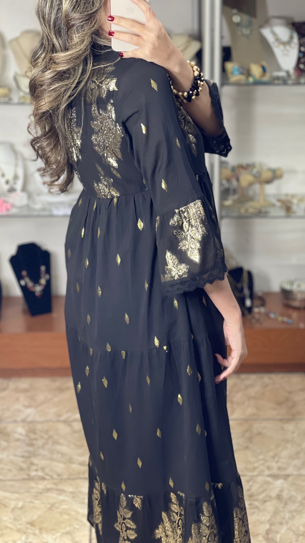 Leli Long Dress (Black)