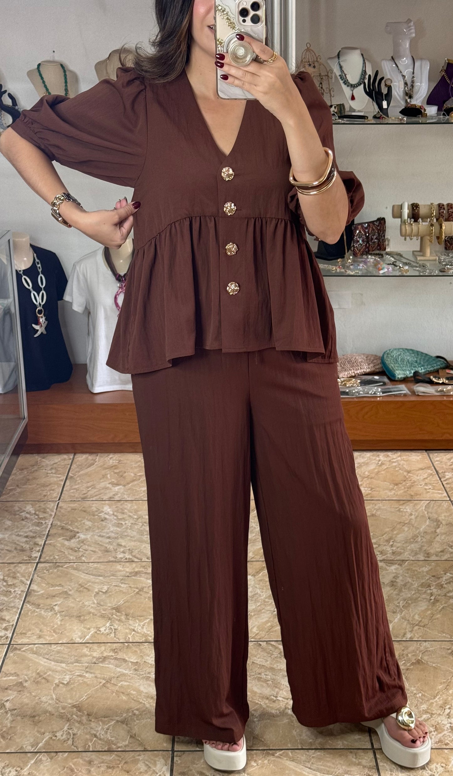 Celina Top & Pant Set