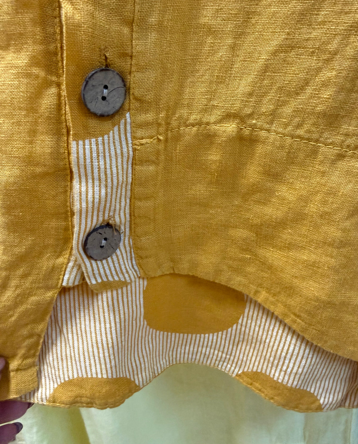 Stripes & Polka Dots OS Linen Set (NO RETURNS OR EXCHANGE)