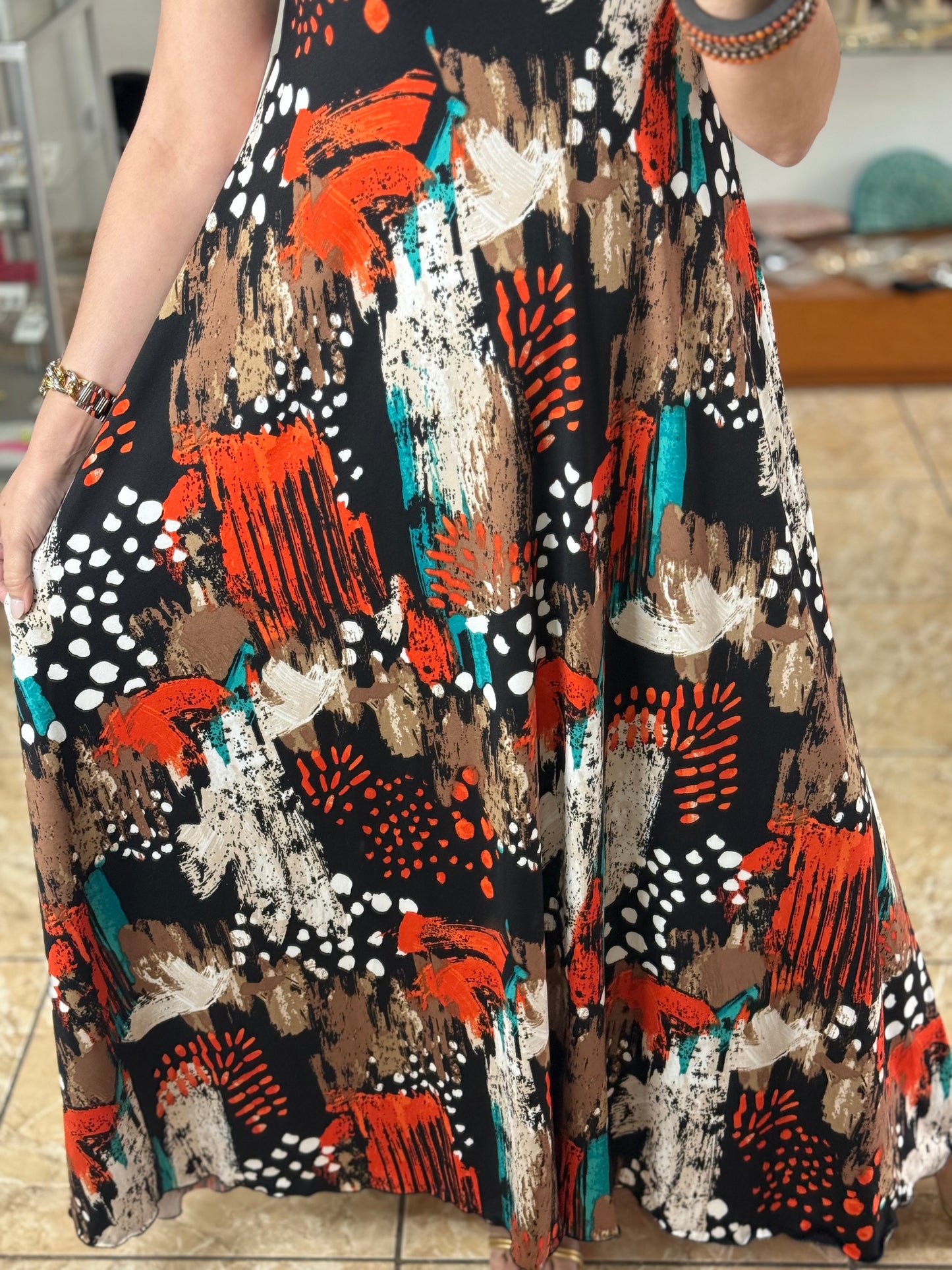 OS Margarita Maxi Dress by Pía Colors (NO RETURNS OR EXCHANGE)