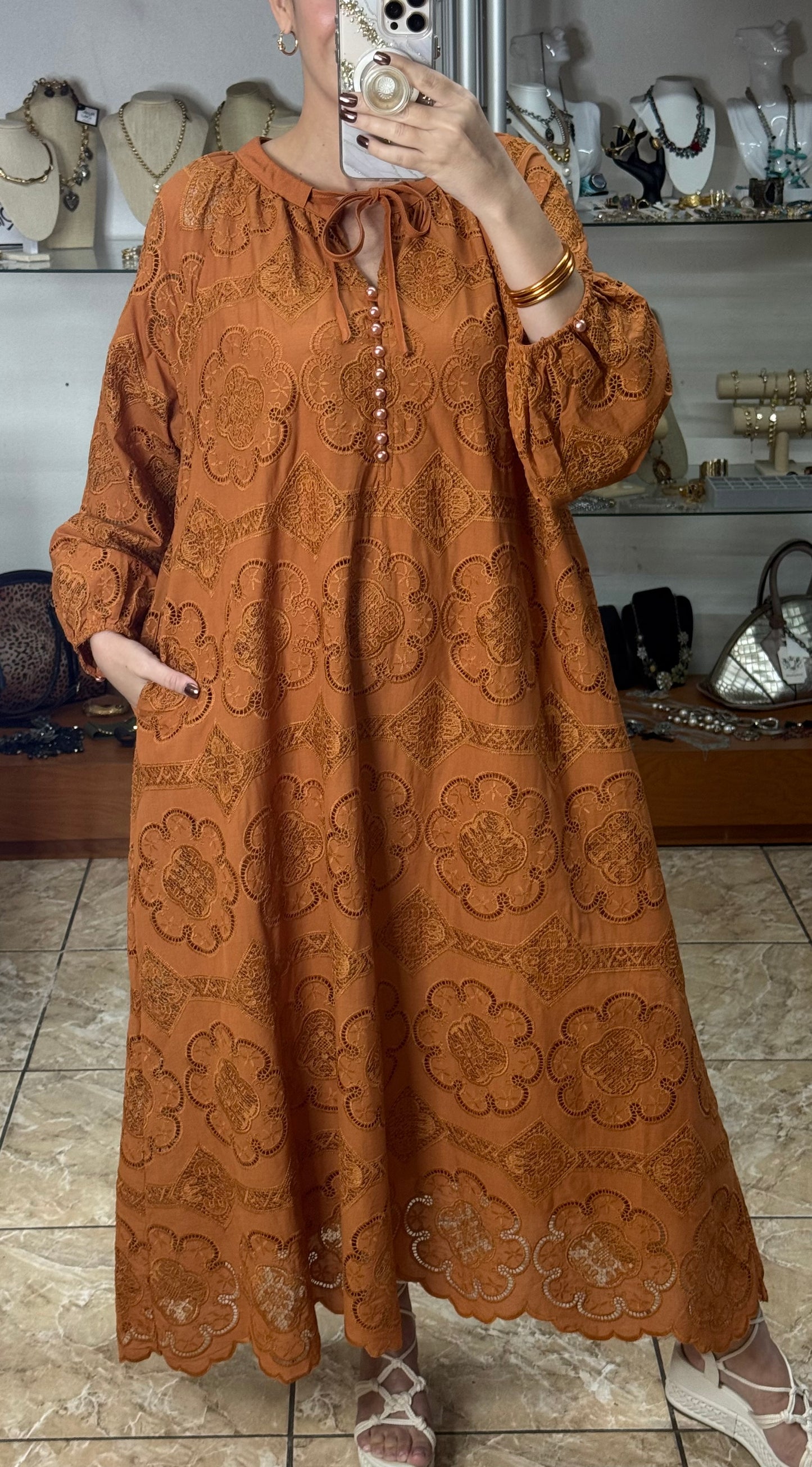 Ginger OS Maxi Dress (FINAL SALE)