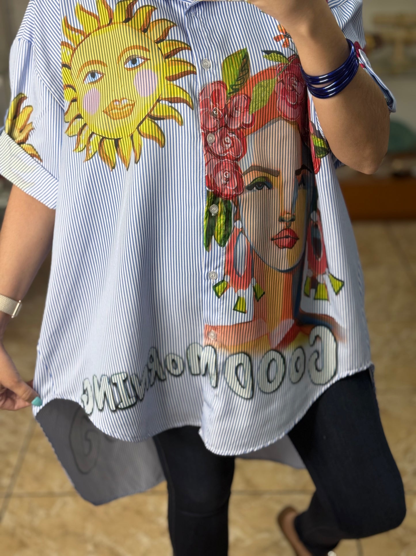 Sun OS Tunic Top (NO RETURNS OR EXCHANGE)