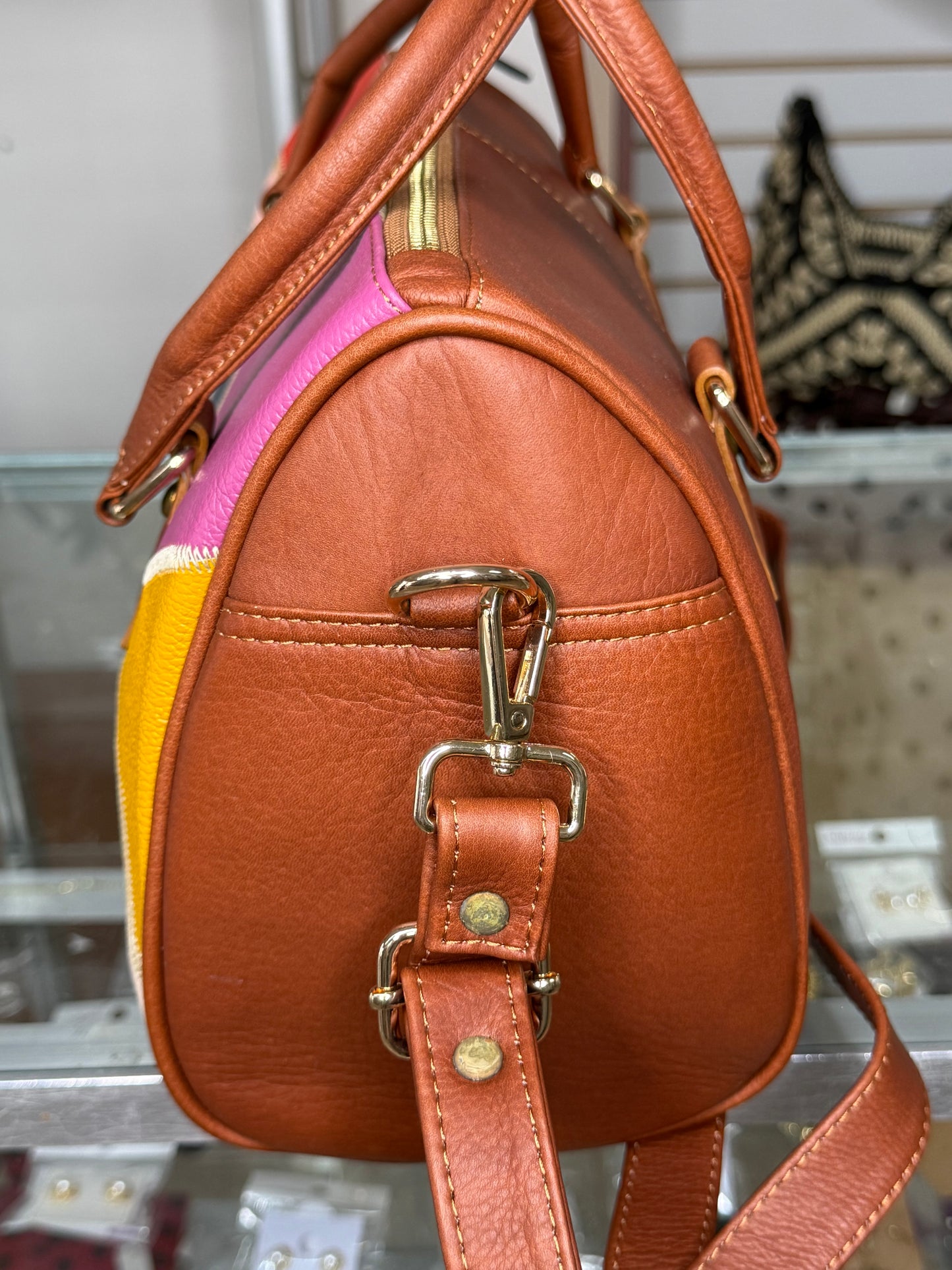 Brown Multi HARA Bag (FINAL SALE)