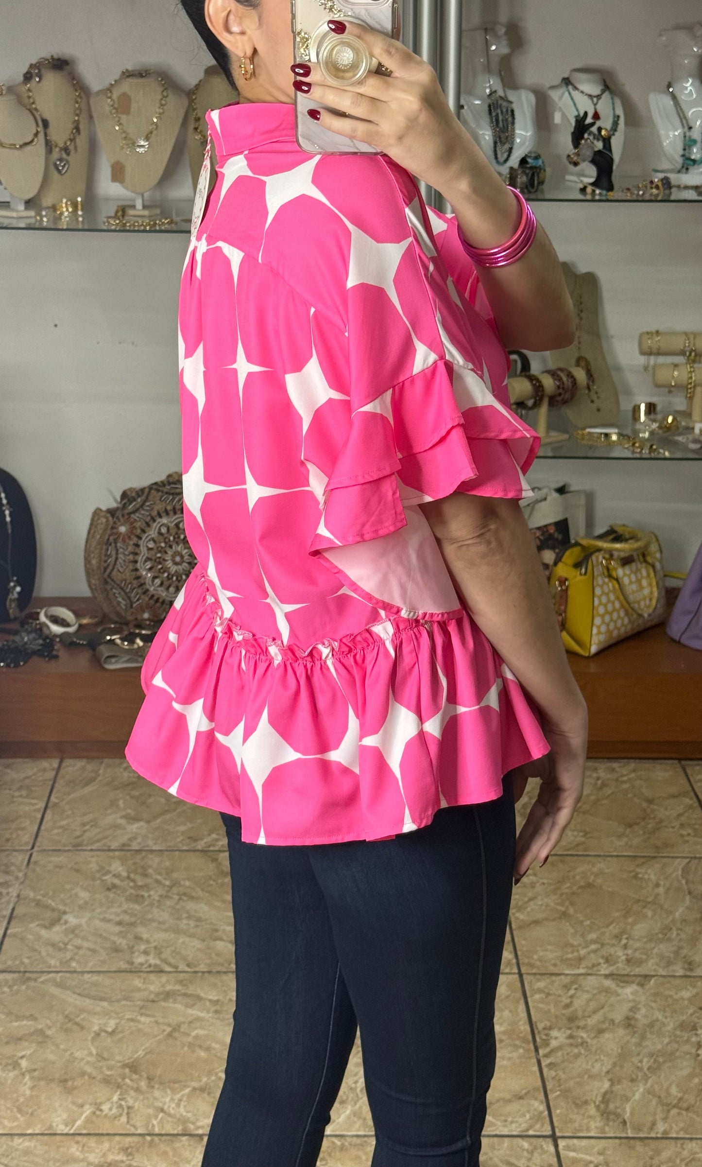 Neon Pink Top