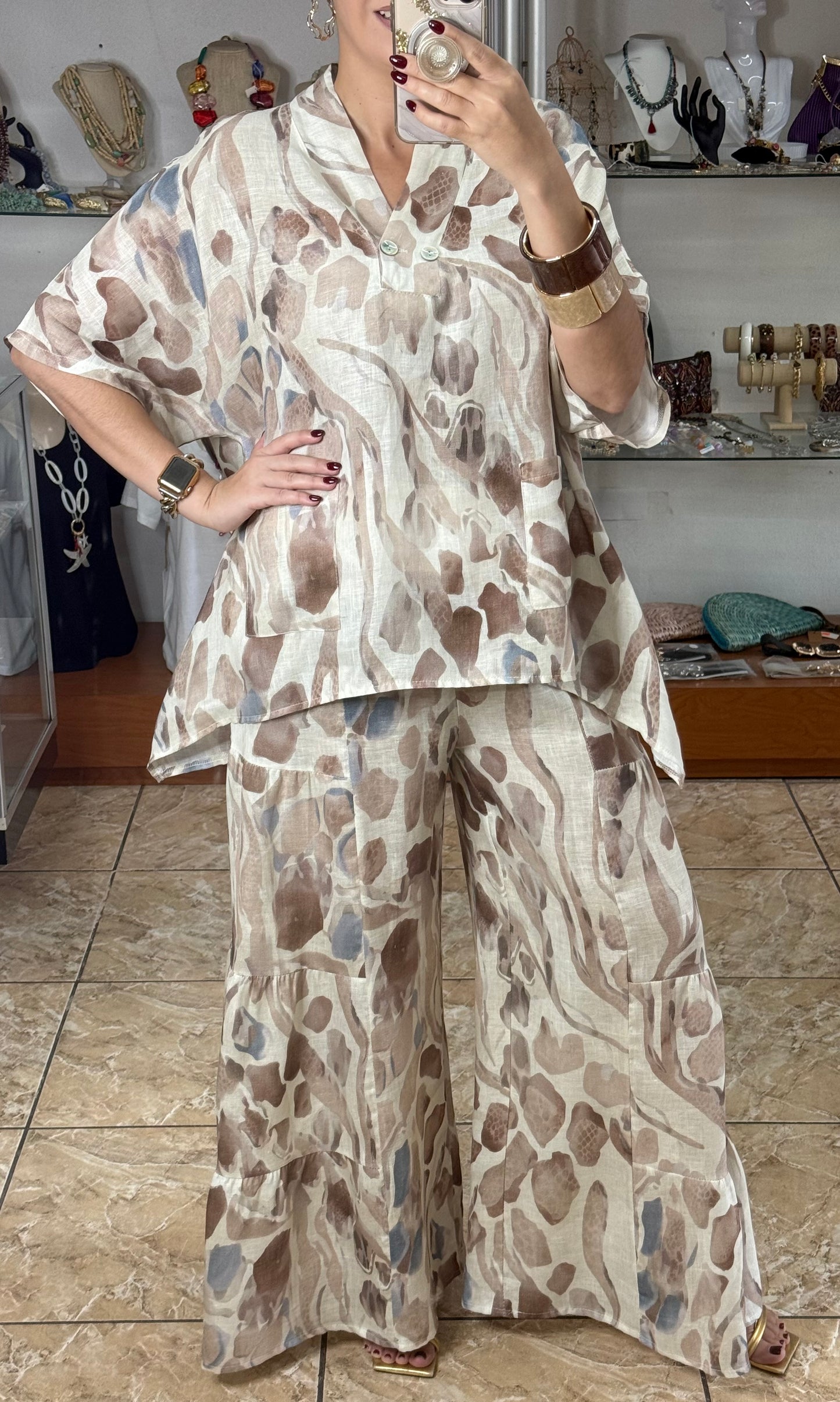 Kalahari Linen Set OS (NO RETURNS OR EXCHANGE)