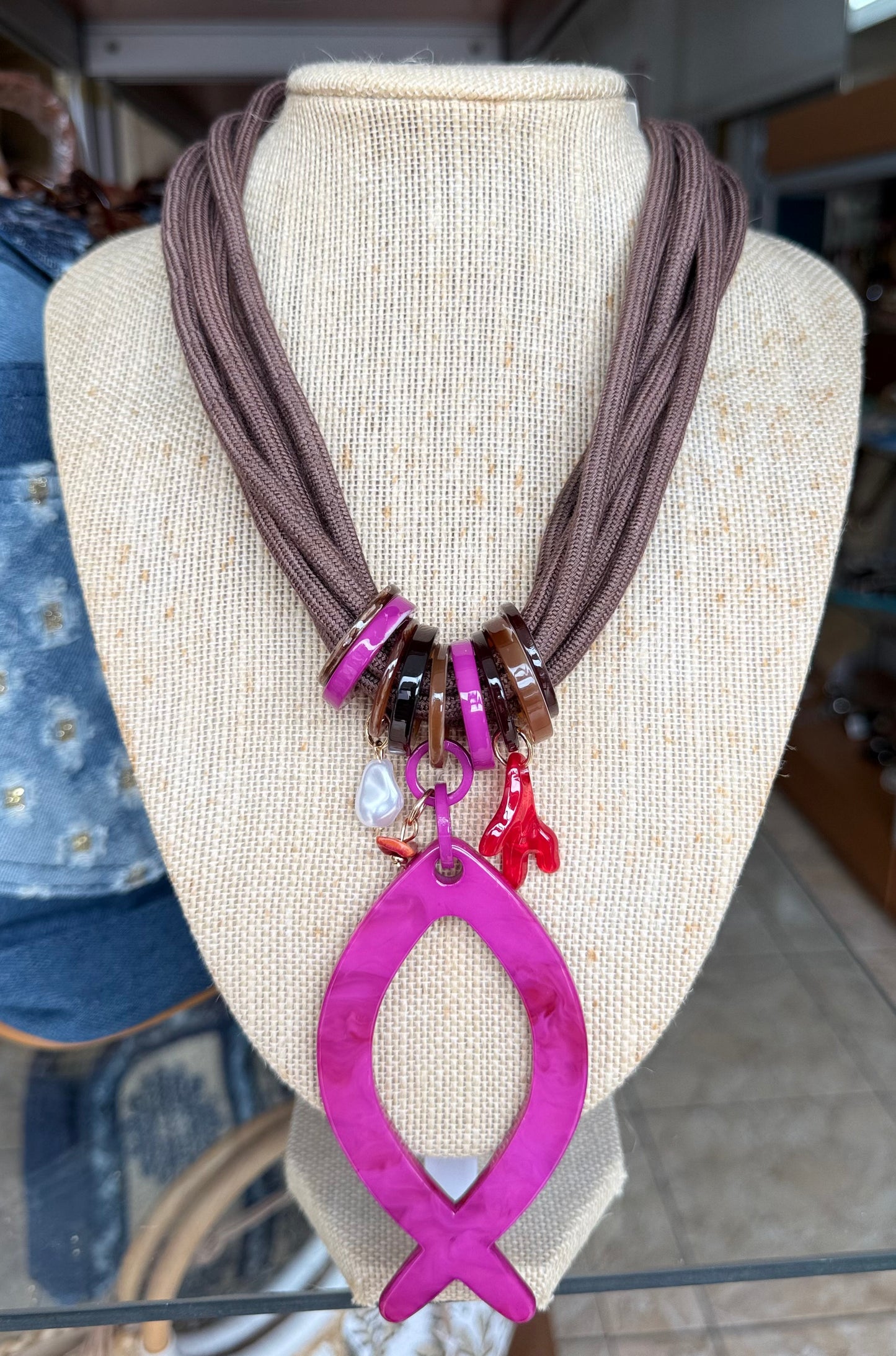 Big Fish Short Necklace (FINAL SALE)