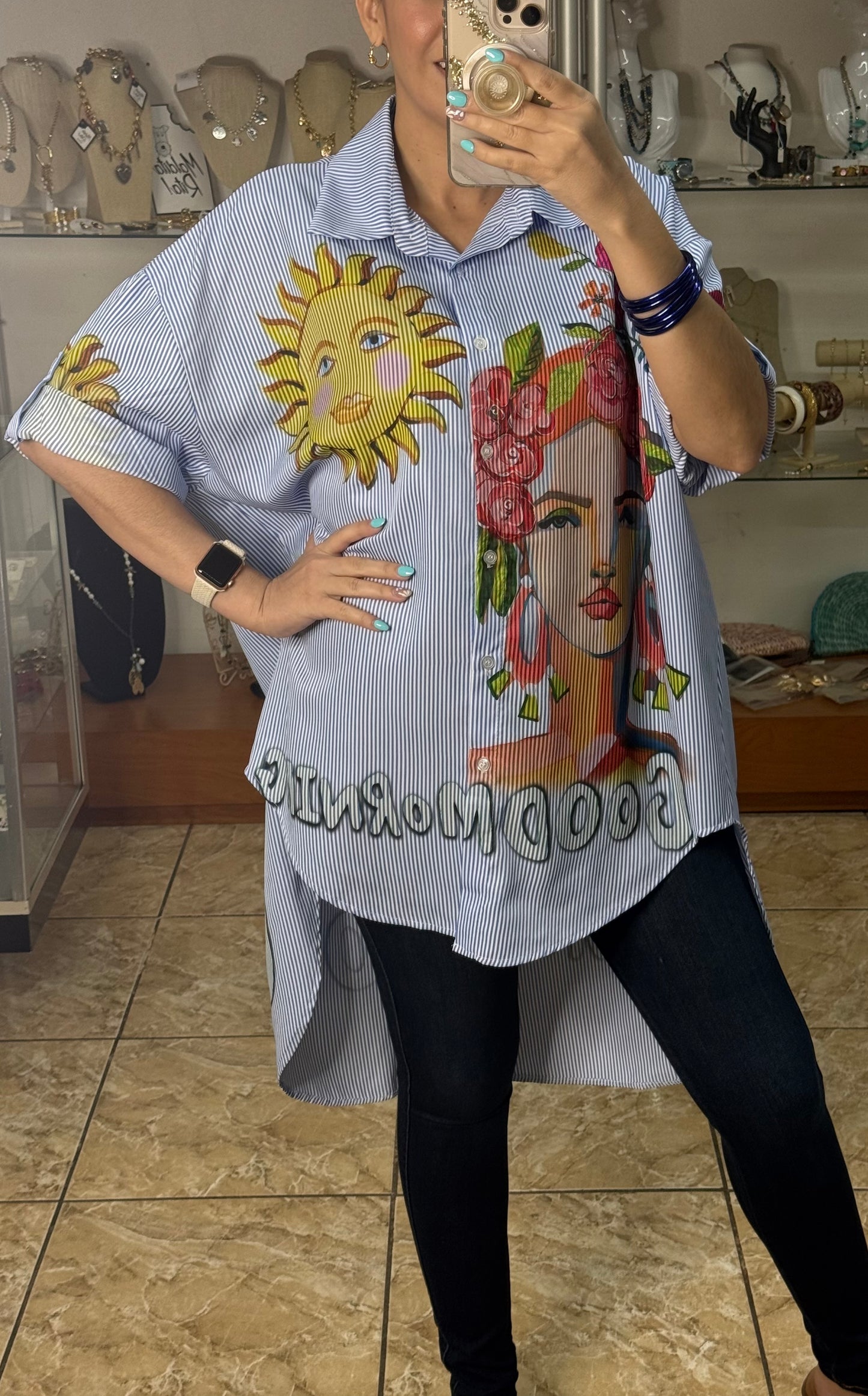 Sun OS Tunic Top (NO RETURNS OR EXCHANGE)