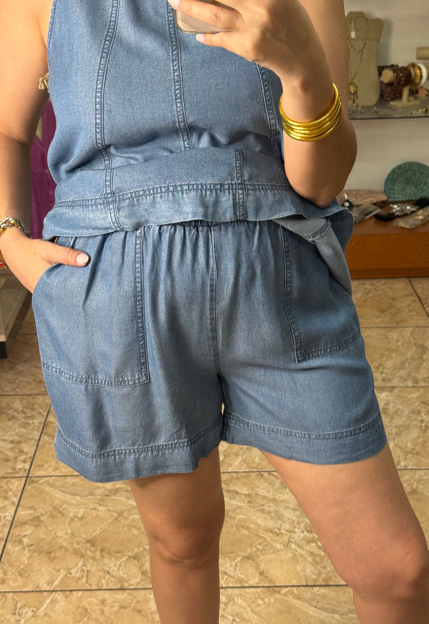 Tencel Top & Short Set (Regular & Plus)