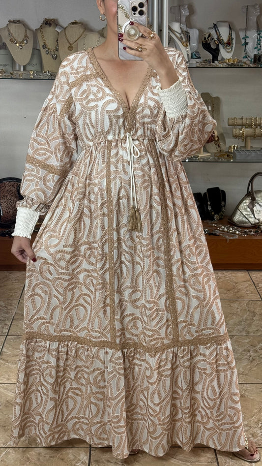 Hazal OS Maxi Dress (FINAL SALE)