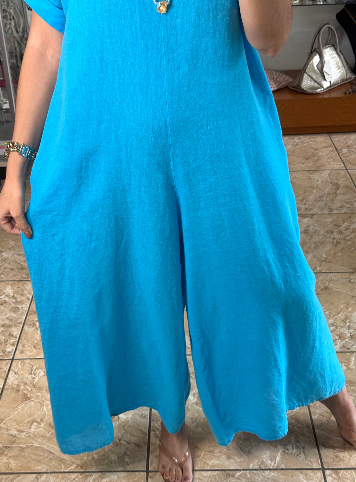 OS Linen Jumpsuit (NO RETURNS OR EXCHANGE)