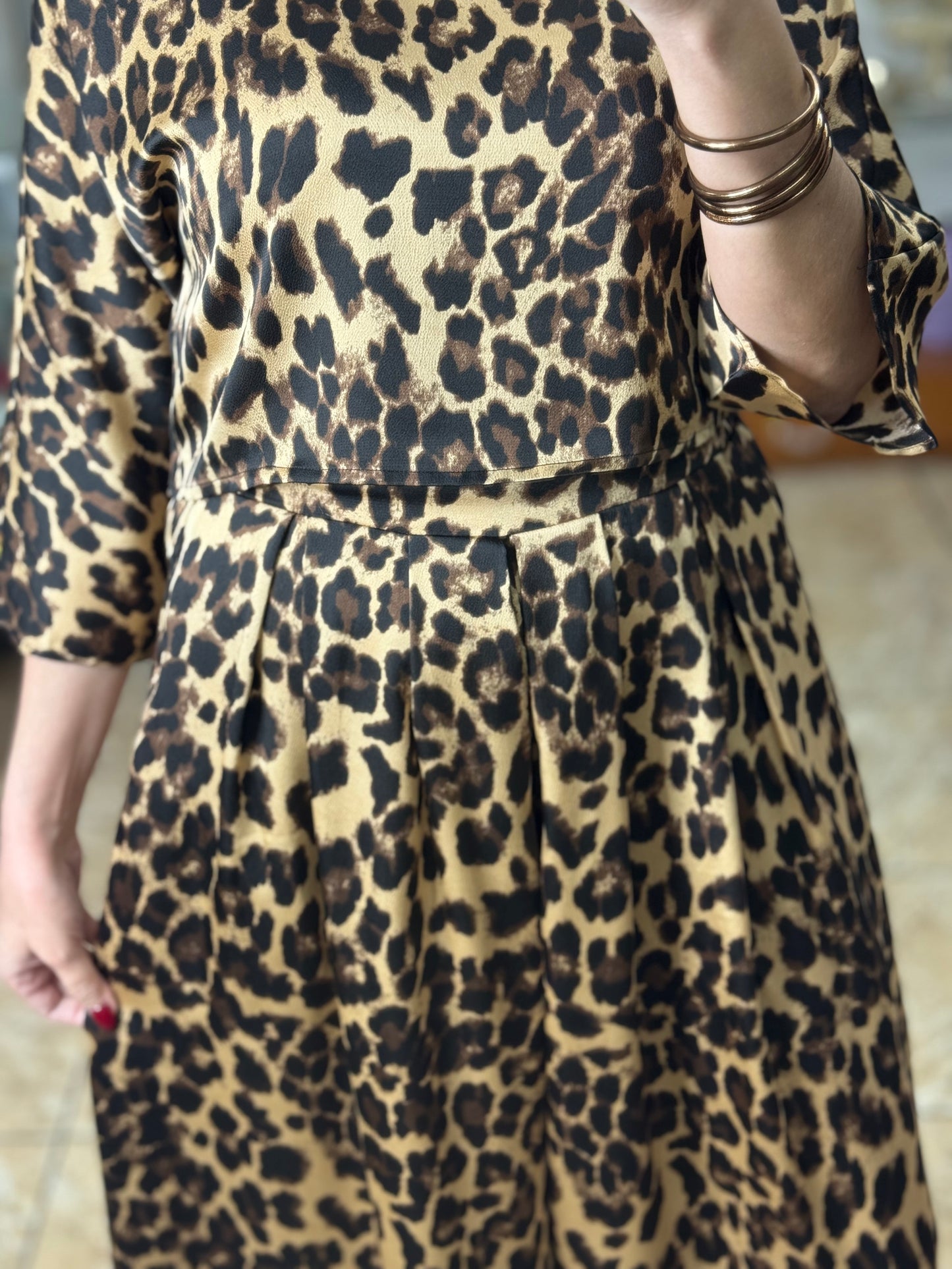 Leopard Top and Pant Set