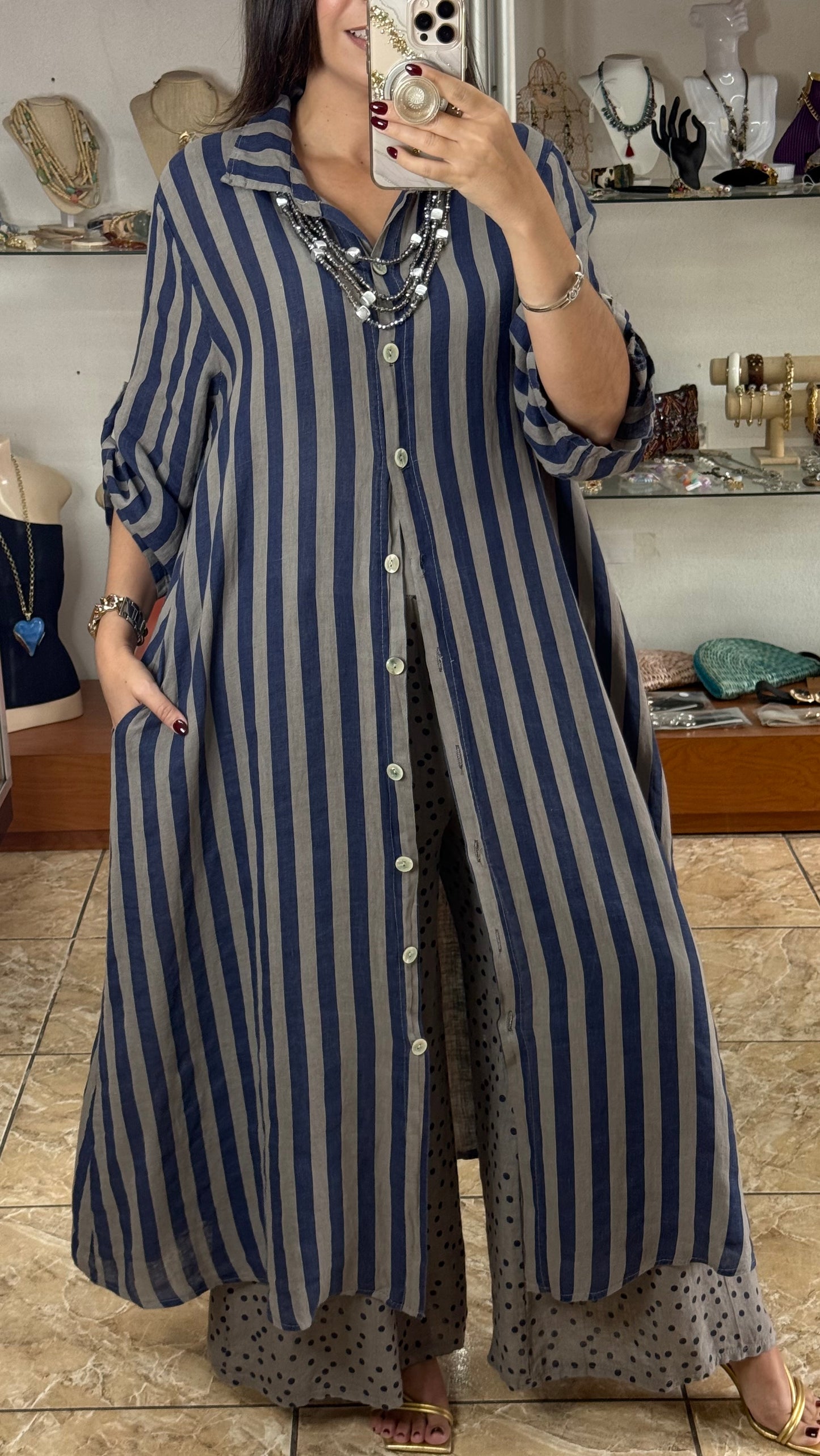 Stripes/Polkadots OS Linen Set (NO RETURNS OR EXCHANGE)