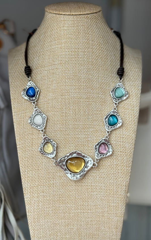 Multicolor Necklace by B&G (NO RETURNS OR EXCHANGE)