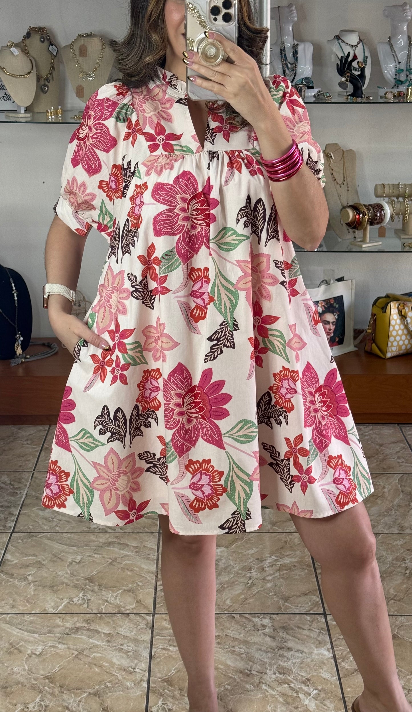 Rose Mix Doll Dress (FINAL SALE)
