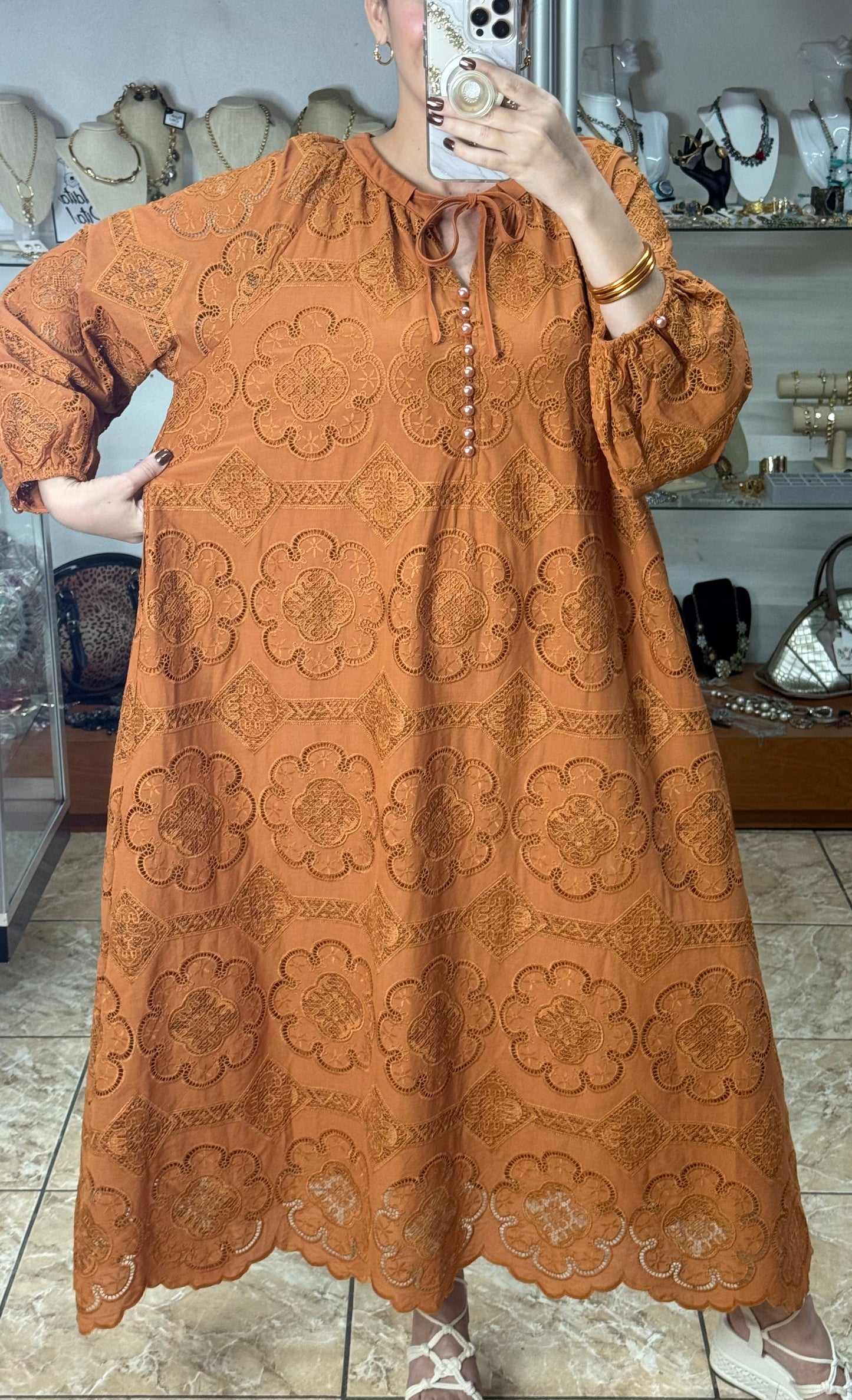 Ginger OS Maxi Dress (FINAL SALE)