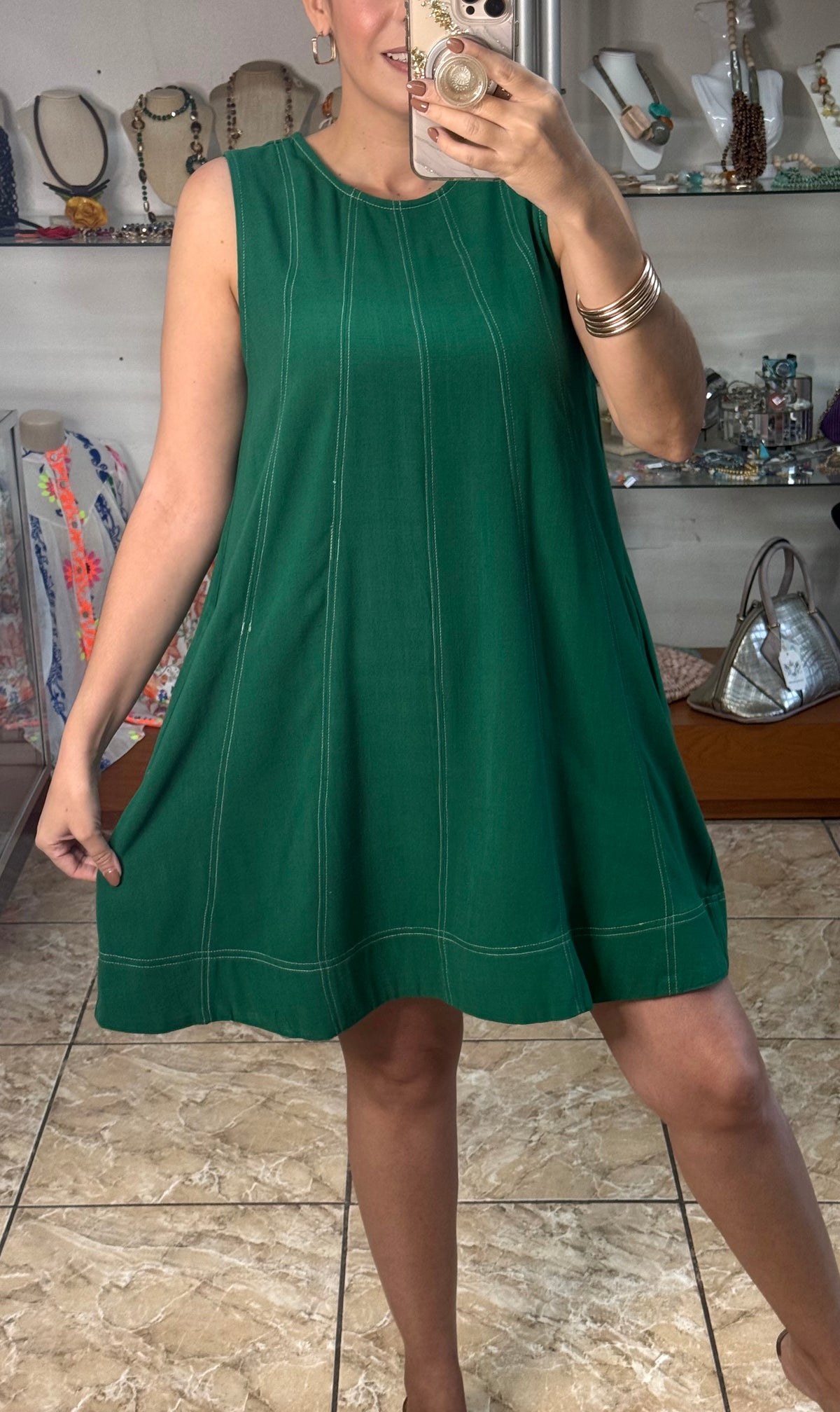 Basic Sleeveless Mini Dress