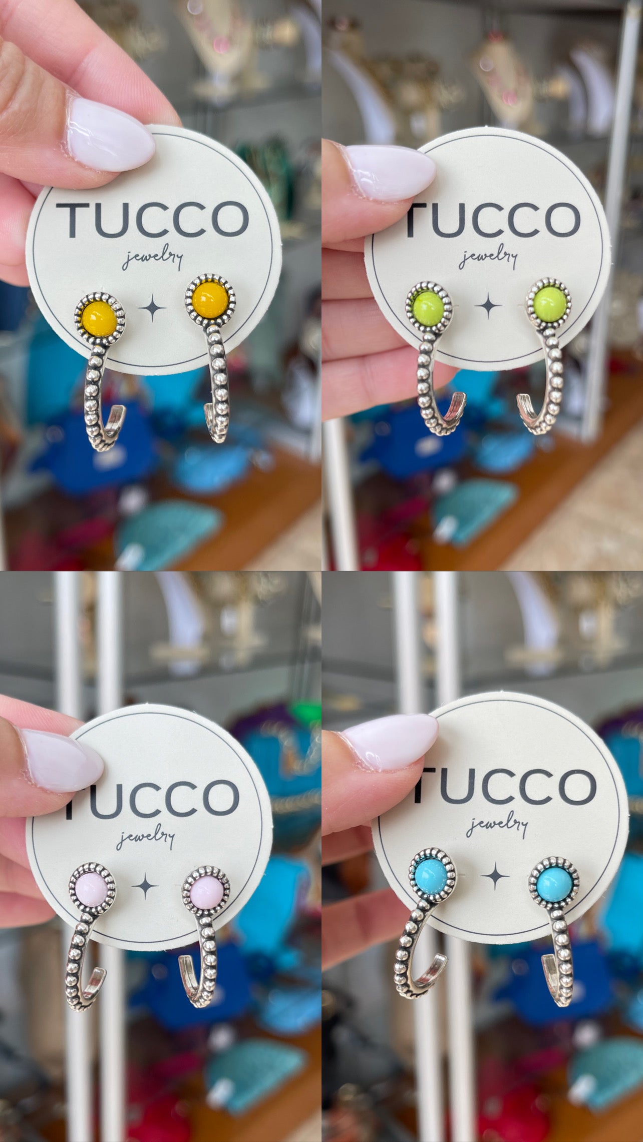 Málaga Earrings (Silver) by Tucco