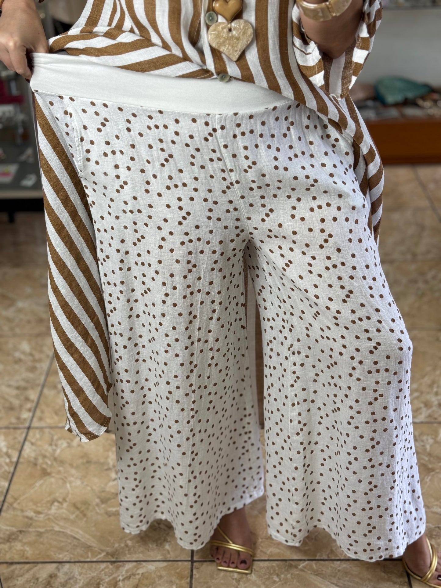 Stripes/Polkadots OS Linen Set (NO RETURNS OR EXCHANGE)