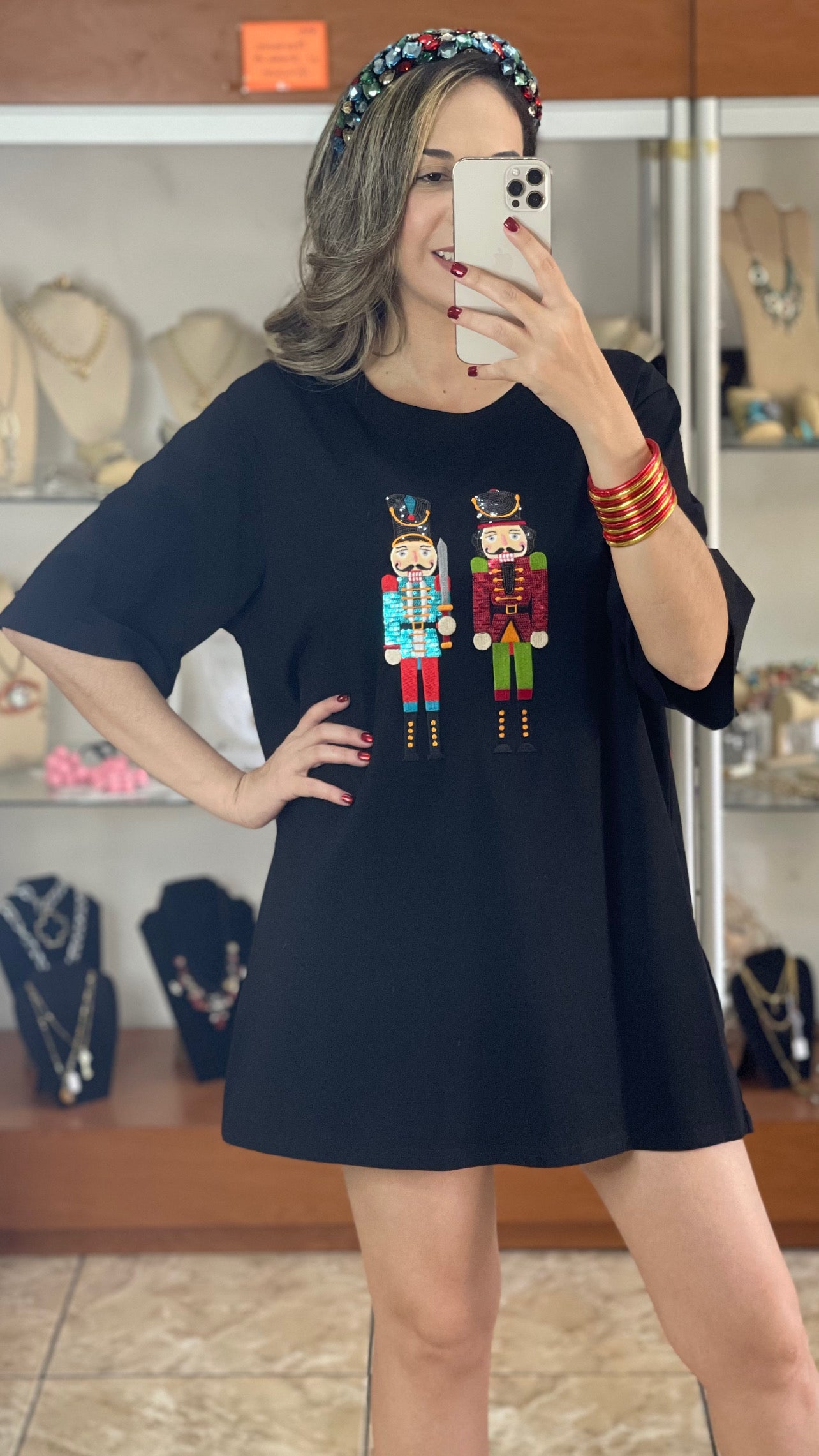 Nutcrackers T-Shirt Mini Dress