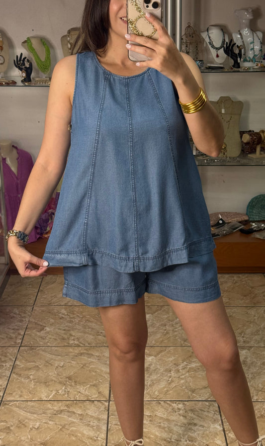 Tencel Top & Short Set (Regular & Plus)