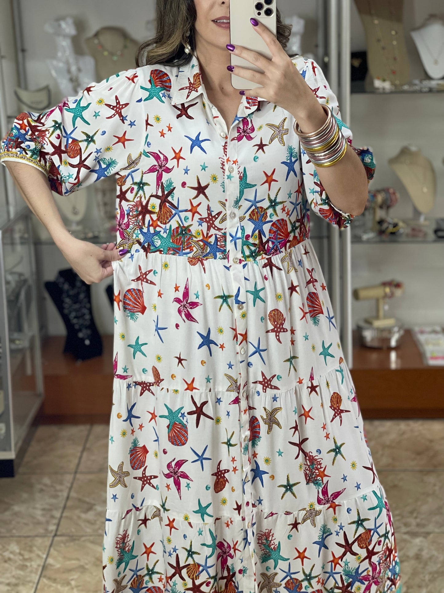 Starfish Midi Dress