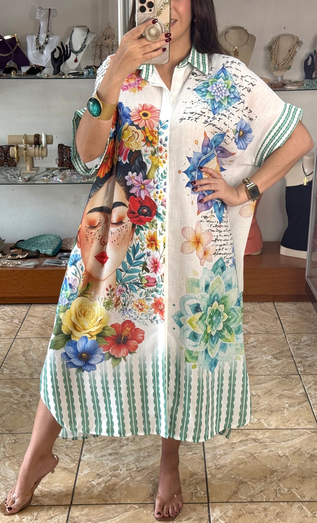 OS Frida, Sun & Moon Dress (NO RETURNS OR EXCHANGE)