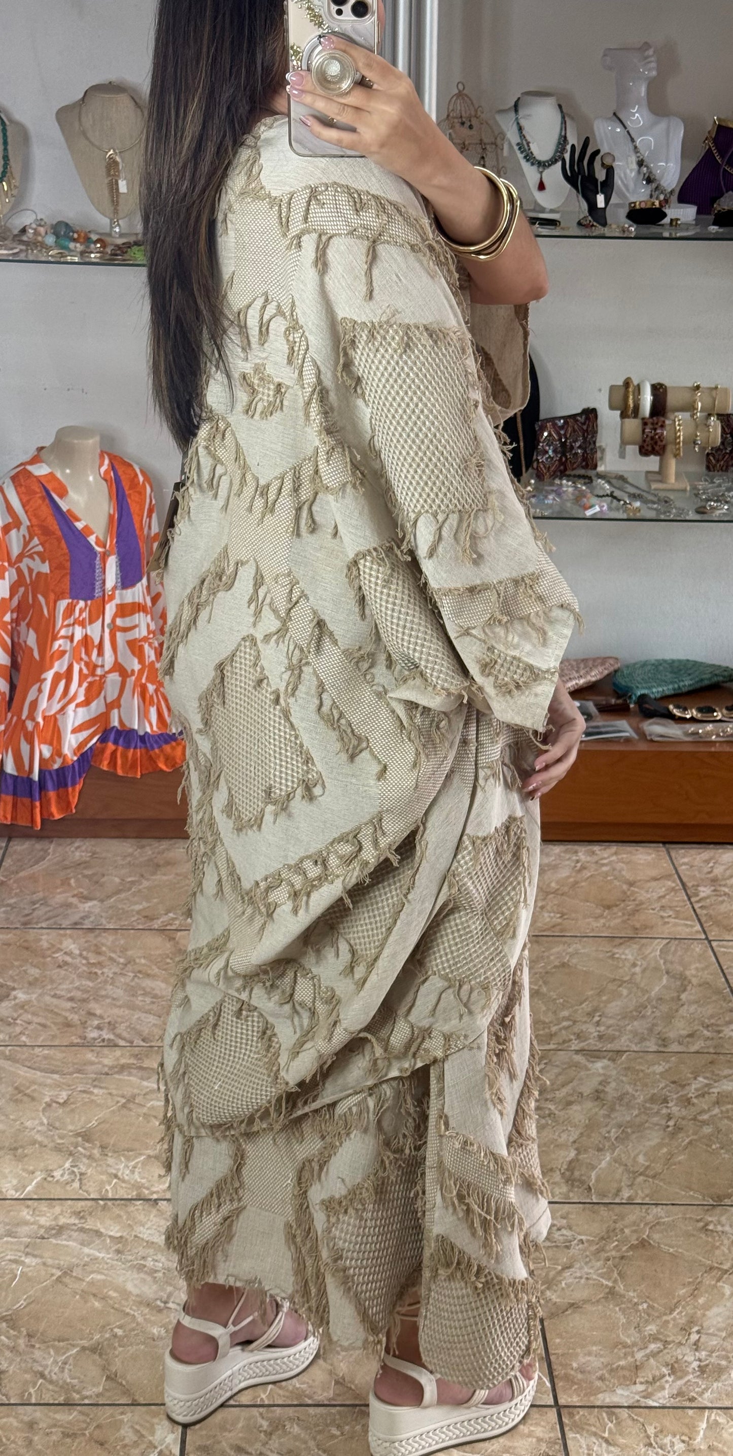 OS Halter Dress & Kimono Set (NO RETURNS OR EXCHANGE)